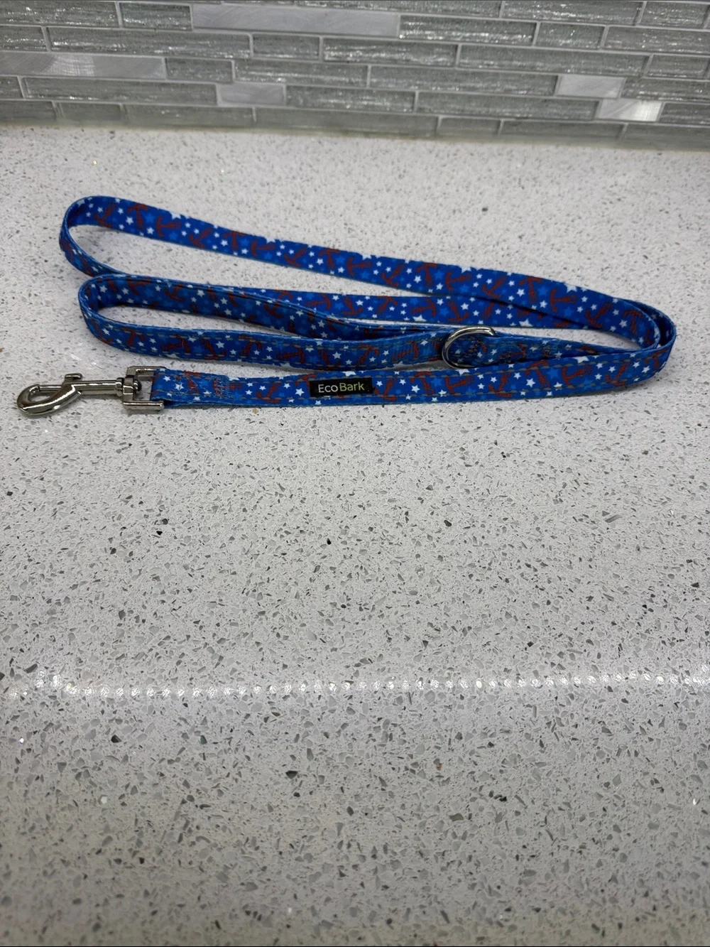 EcoBark Blue Star Pattern EcoBark Dog Leash